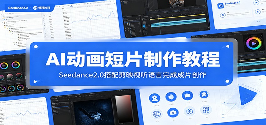 AI动画短片制作教程:Seedance2.0搭配剪映视听语言完成成片创作-轻创终点站