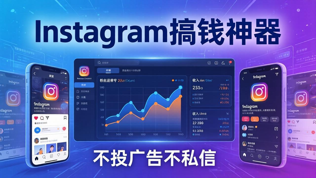Instagram搞钱神器：月涨6万粉+月入5万刀，不投广告不私信，靠算法+低价产品-轻创终点站