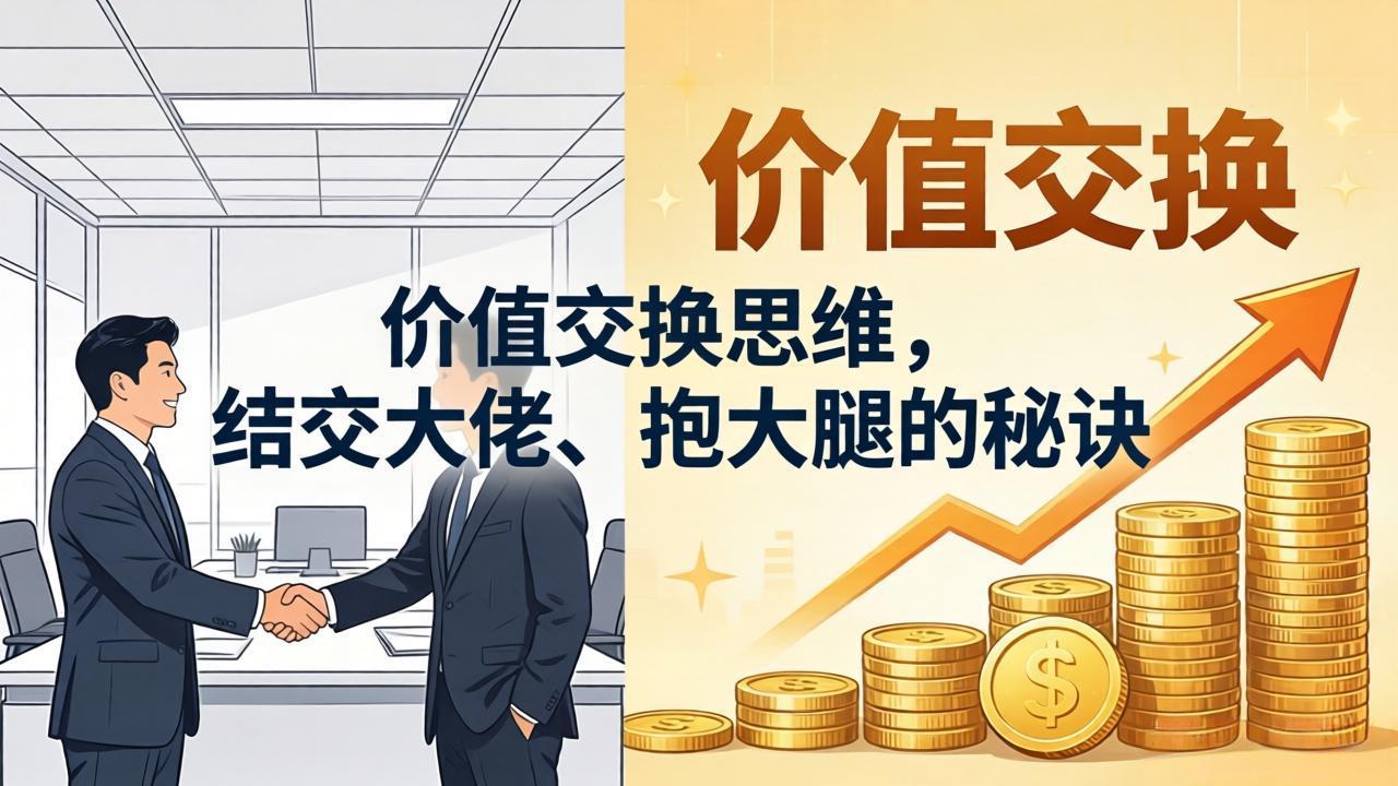 某付费文章：价值交换思维，结交大佬、抱大腿的秘诀-轻创终点站