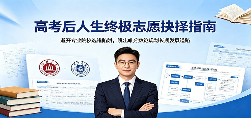 高考后人生终极志愿抉择指南:避开专业院校选错陷阱,跳出唯分数论规划长期发展道路-轻创终点站