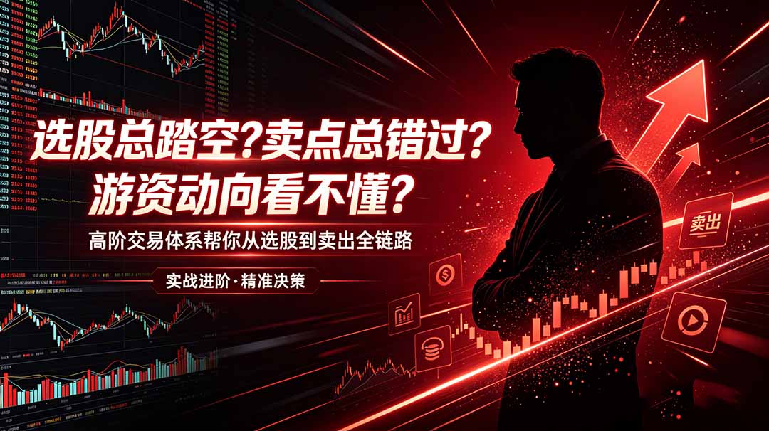 选股总踏空?卖点总错过?游资动向看不懂?高阶交易体系帮你从选股到卖出全链路(更新6月-轻创终点站