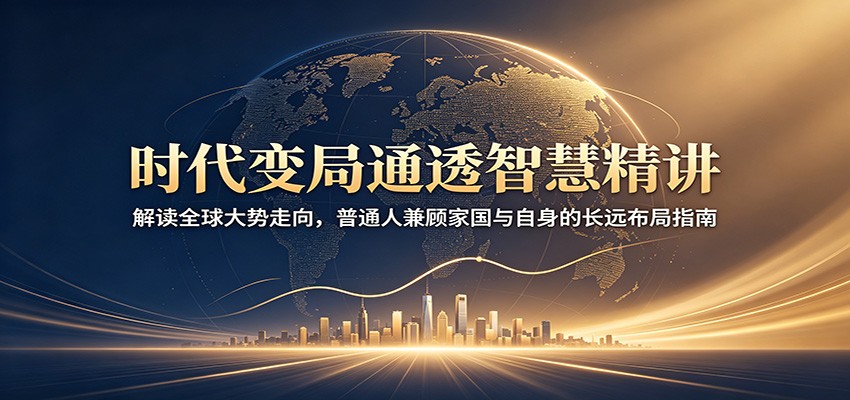 时代变局通透智慧精讲:解读全球大势走向,普通人兼顾家国与自身的长远布局指南-轻创终点站