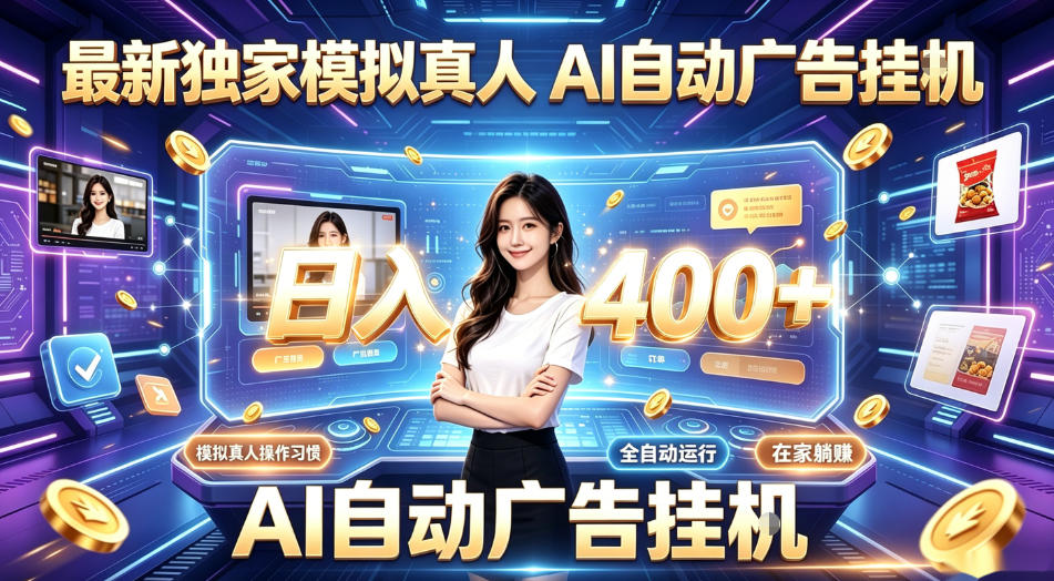 最新独家模拟真人,AI自动挂号挂G,日入400+,全程全自动运行,无需人工【揭秘】-轻创终点站