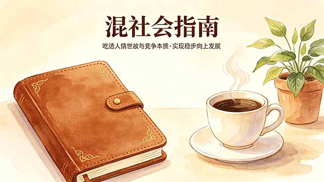 付费文章：混社会指南，吃透人情世故与竞争本质，实现稳步向上发展-轻创终点站