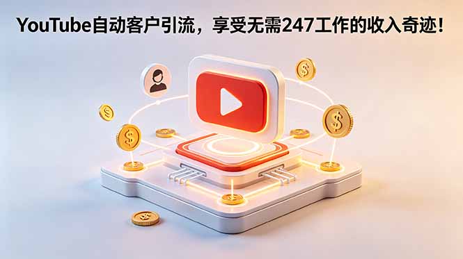 YouTube 自动客户引流，享受无需 247 工作的收入奇迹！【原创双语字幕】-轻创终点站