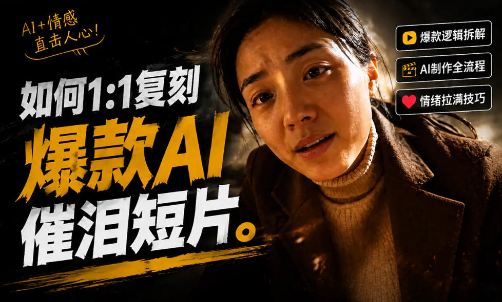 豆包+Gemini生成真人AI短剧-拆解复刻百万爆款第一人称短片，一站式讲透爆款复刻全流程-轻创终点站