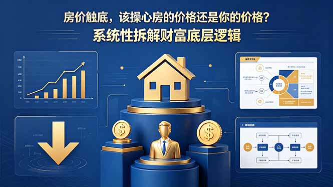 付费文章：房价触底，该操心房的价格还是你的价格？系统性拆解财富底层逻辑-轻创终点站