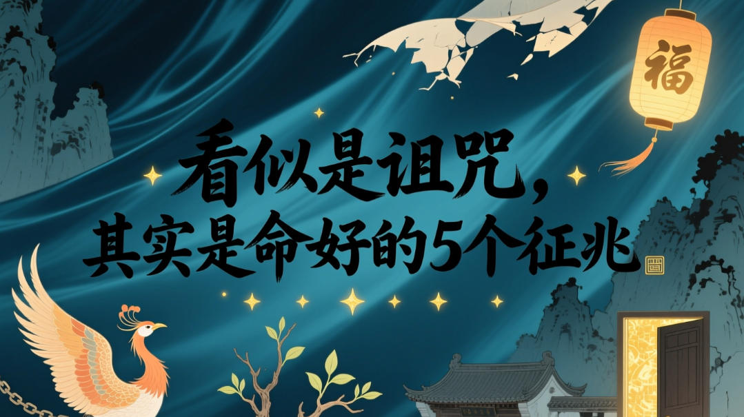 付费文章：看似是诅咒，其实是命好的5个征兆-轻创终点站