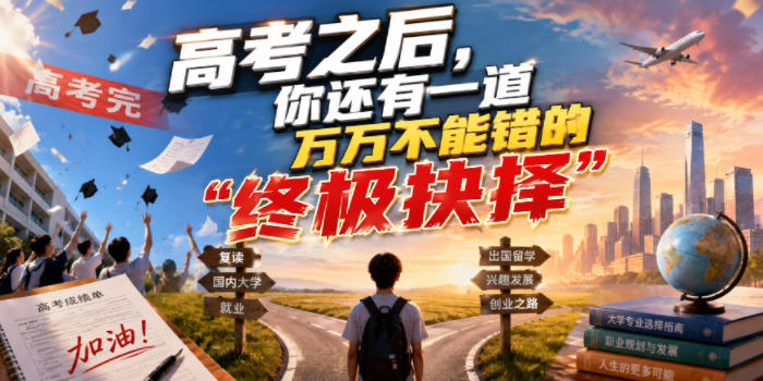 付费文章:高考之后,你还有一道万万不能错的“终极抉择”-轻创终点站