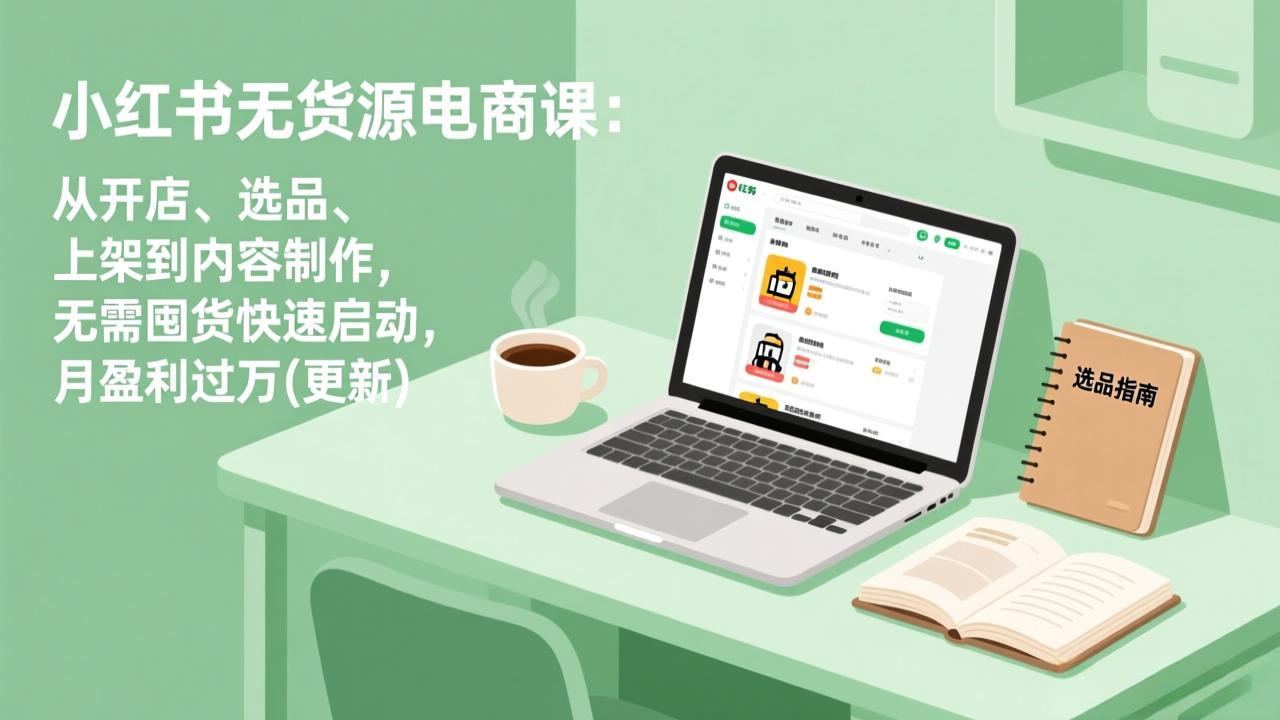 小红书无货源电商课(7月更新-轻创终点站