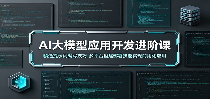AI大模型应用开发进阶课：精通提示词编写技巧，多平台搭建部署技能实现商用化应用-轻创终点站