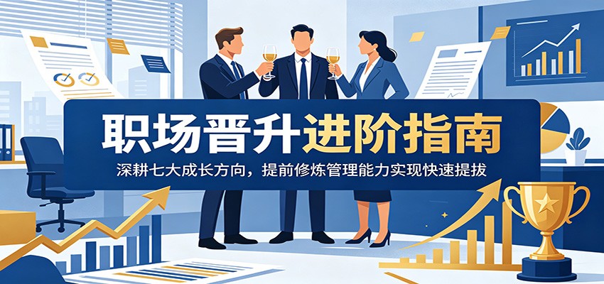 职场晋升进阶指南：深耕七大成长方向，提前修炼管理能力实现快速提拔-轻创终点站