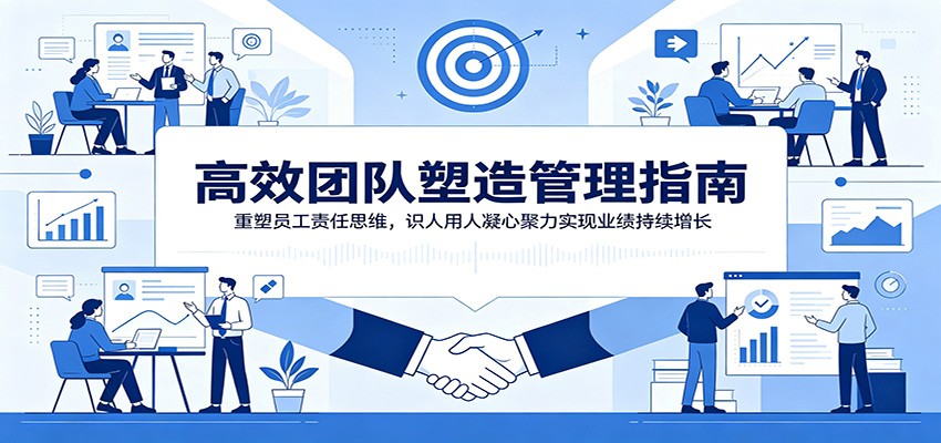 高效团队塑造管理指南：重塑员工责任思维，识人用人凝心聚力实现业绩持续增长-轻创终点站