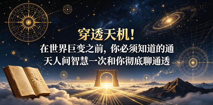 付费文章：穿透天机！在世界巨变之前，你必须知道的通天人间智慧一次和你彻底聊通透-轻创终点站