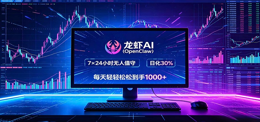 龙虾AI(OpenClaw)全自动挂机，智能操控电脑高效执行任务，每天轻松到手四位数-轻创终点站
