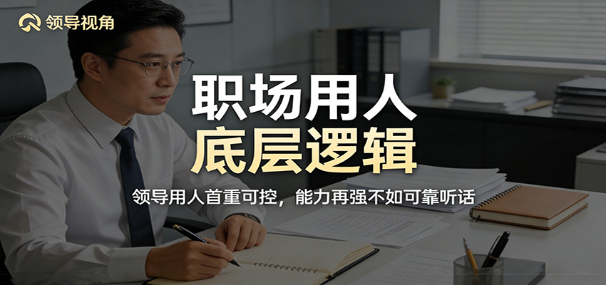 公众号付费文章：职场用人底层逻辑，领导用人首重可控，能力再强不如可靠听话-轻创终点站