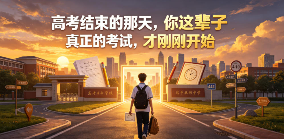 付费文章：高考结束的那天，你这辈子真正的考试，才刚刚开始-轻创终点站