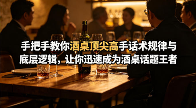 付费文章:手把手教你酒桌顶尖高手话术规律与底层逻辑,让你迅速成为酒桌话题王者(二十年全网独家经验分享)-轻创终点站