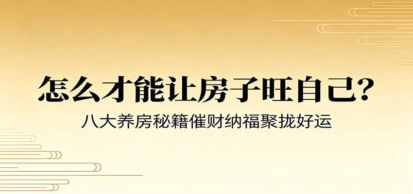 付费文章《怎么才能让房子旺自己?》八大养房秘籍催财纳福聚拢好运-轻创终点站