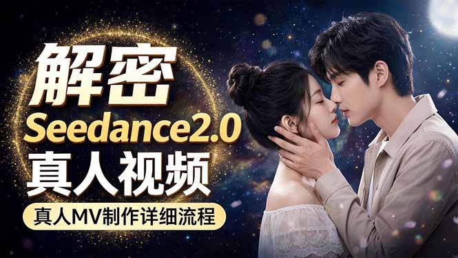 Seedance 2.0电影级真人 MV全流程拆解:提示词、运镜、粒子特效,手把手实操-轻创终点站