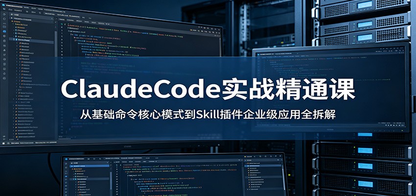 ClaudeCode实战精通课：从基础命令核心模式到Skill插件企业级应用全拆解-轻创终点站