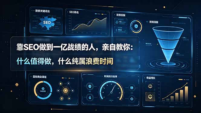 靠SEO做到一亿战绩的人，亲自教你：什么值得做，什么纯属浪费时间【原创双语字幕】-轻创终点站